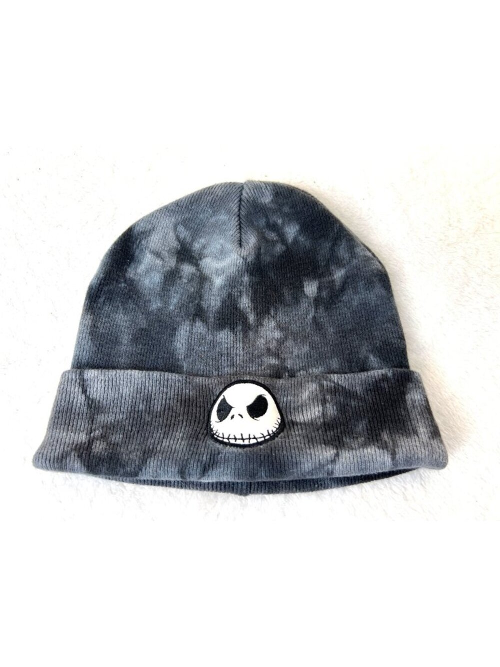 Disney Nightmare Before Christmas Tie Dye Beanie Hat OS Adult Jack Skellington